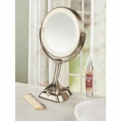 Flash Sale ๐ Magnifying 10X/1X Mirror With 3 LED Settings ๐
