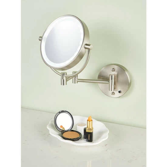Deals 𧨠Vermont Country Store Dual-Sided Magnifying Cordless Lighted Wall Mirror 𧨠2 Deals 𧨠Vermont Country Store Dual-Sided Magnifying Cordless Lighted Wall Mirror π§¨