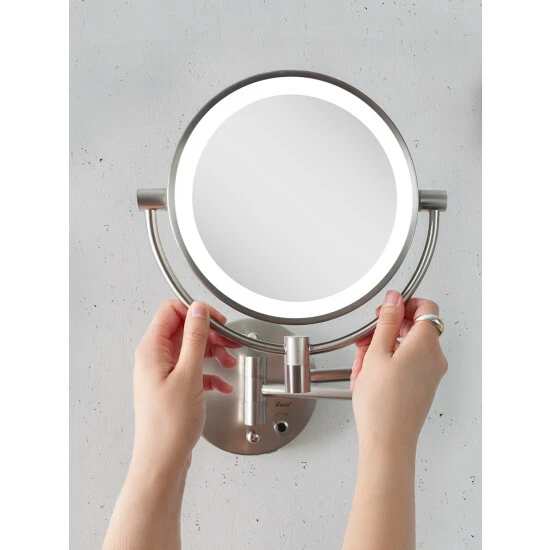 Deals 𧨠Vermont Country Store Dual-Sided Magnifying Cordless Lighted Wall Mirror 𧨠4 Deals 𧨠Vermont Country Store Dual-Sided Magnifying Cordless Lighted Wall Mirror 𧨠- Image 3