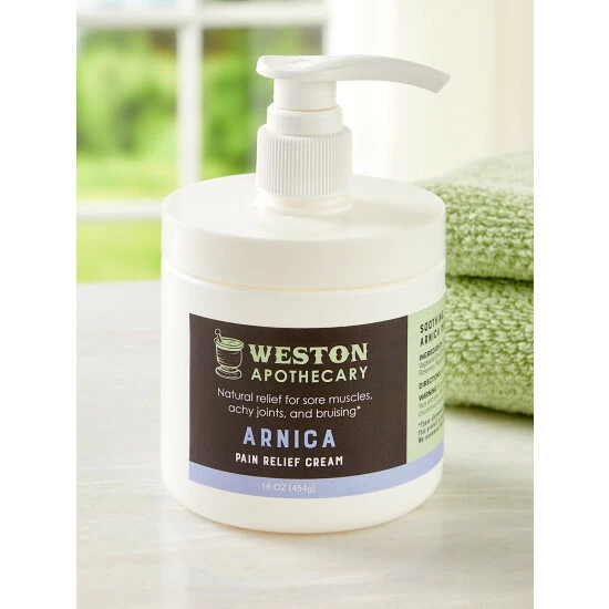 Brand new ๐ Weston Apothecary Arnica Pain Relief Cream, 16 Ounce Jar โจ 3 Brand new ๐ Weston Apothecary Arnica Pain Relief Cream, 16 Ounce Jar โจ