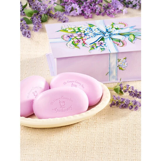 New ⭐ Vermont Country Store Lavender Love Gift Soap Tin 🌟 5 New ⭐ Vermont Country Store Lavender Love Gift Soap Tin 🌟 - Image 3