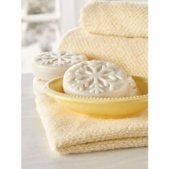 New ✔️ Vermont Country Store Winter Snowflake Bath And Body Soap Trio Gift Box, 3 Bars 🔔